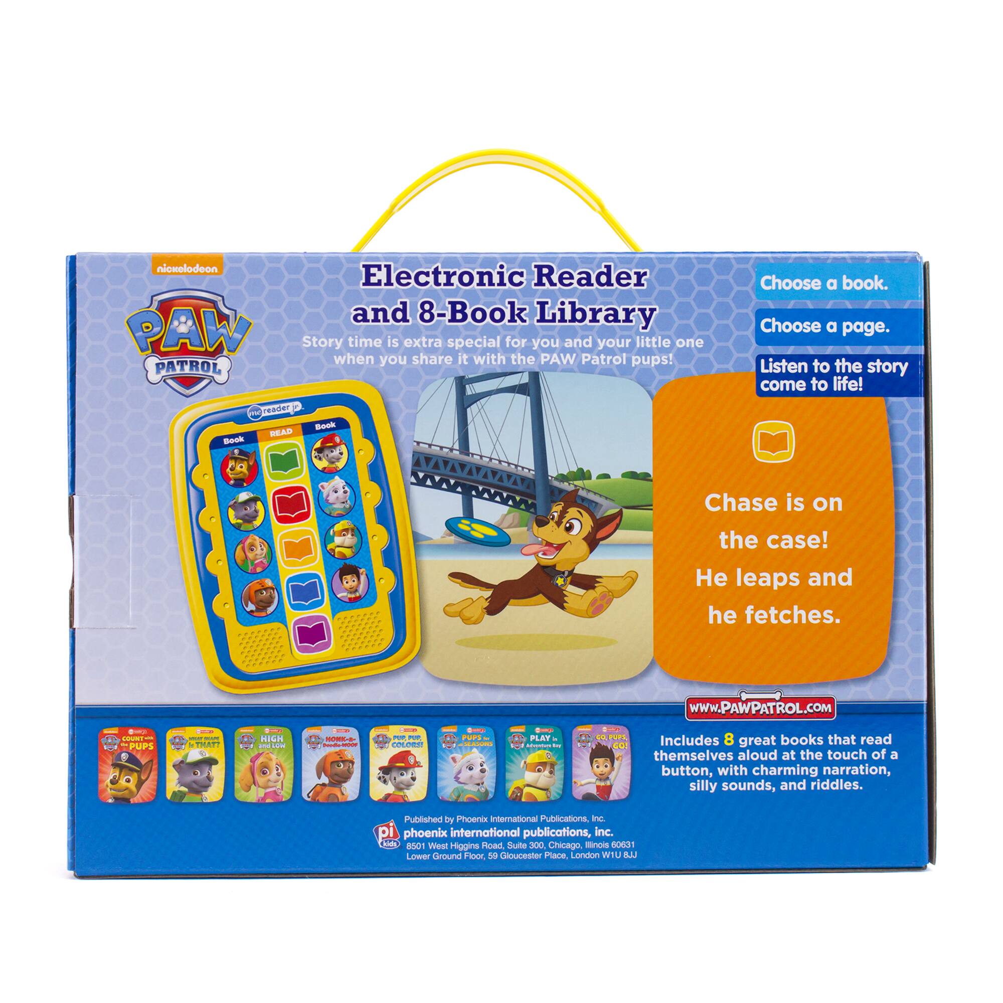 PI Kids Me Reader™ Jr. Paw Patrol 8 Book Library & Reader Set